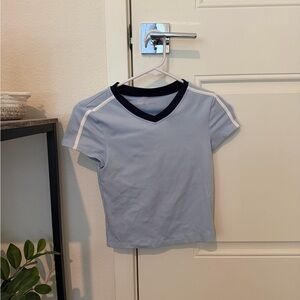 Hollister Gilly Hicks Active Baby Tee Blue